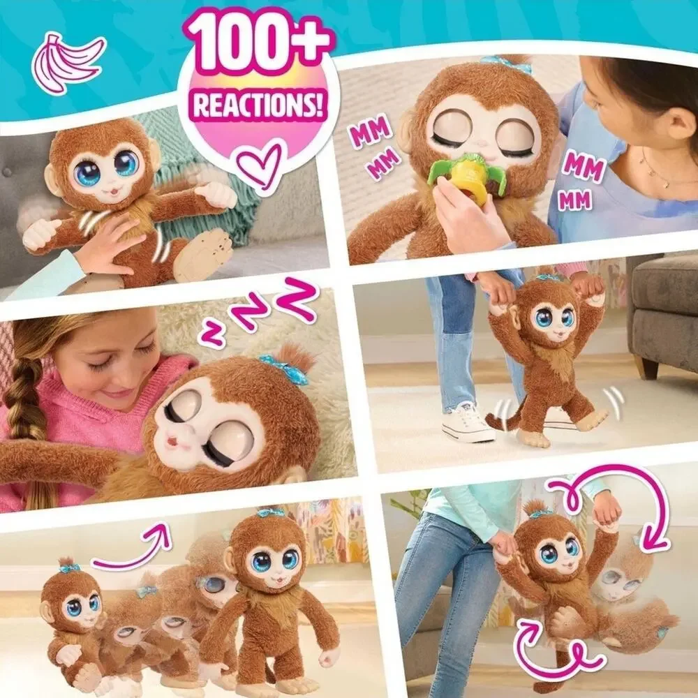 FurReal Friends Peanut the Playful Monkey Interactive Pet Toy Hasbro Box Damage